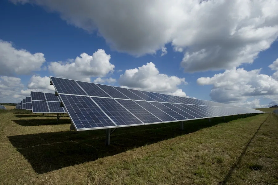 Instalación de energía solar renovable